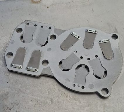 Ventilplatte nach der Reinigung
